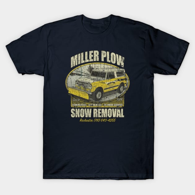 Miller Plow Service 1976 T-Shirt by JCD666